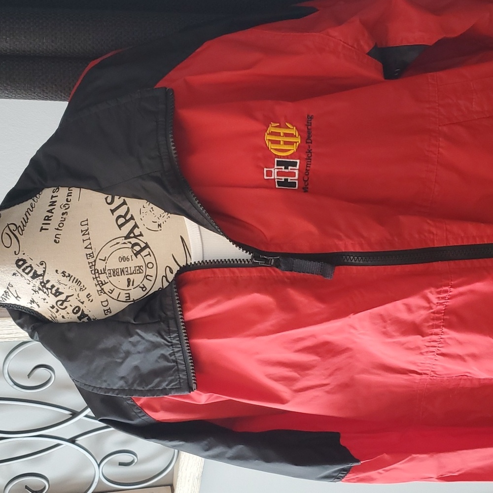 Mccormick Deering International Windbreaker Jacket Size Large